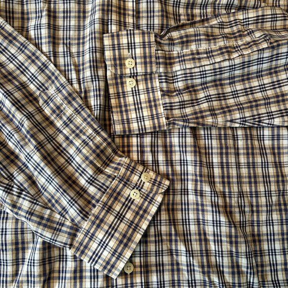 Vintage Penneys Towncraft Plaid Button Down Dad Shirt XXL - Picture 2 of 6